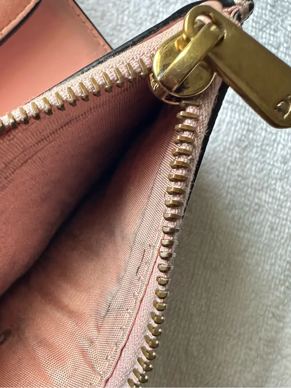 Christian Dior Saddle Compact Wallet Pink Leather